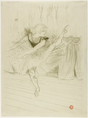 Miss Ida Heath, English Dancer by Henri de Toulouse-Lautrec, print, 1894