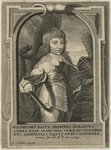 William II of Orange by Pieter de Jode II, print, 1641