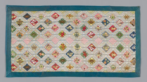 Panel by Han-Chinese, textile, 1875-1900