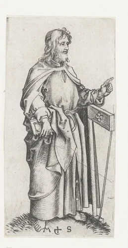 Apostel Jakobus de Mindere (Judas Thaddeüs?) by Unknown, print, 1470-1491