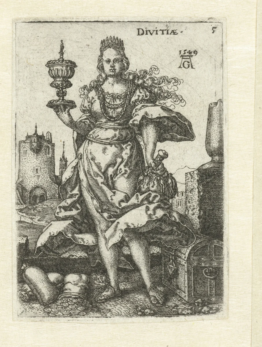 Rijkdom by Unknown, print, 1549