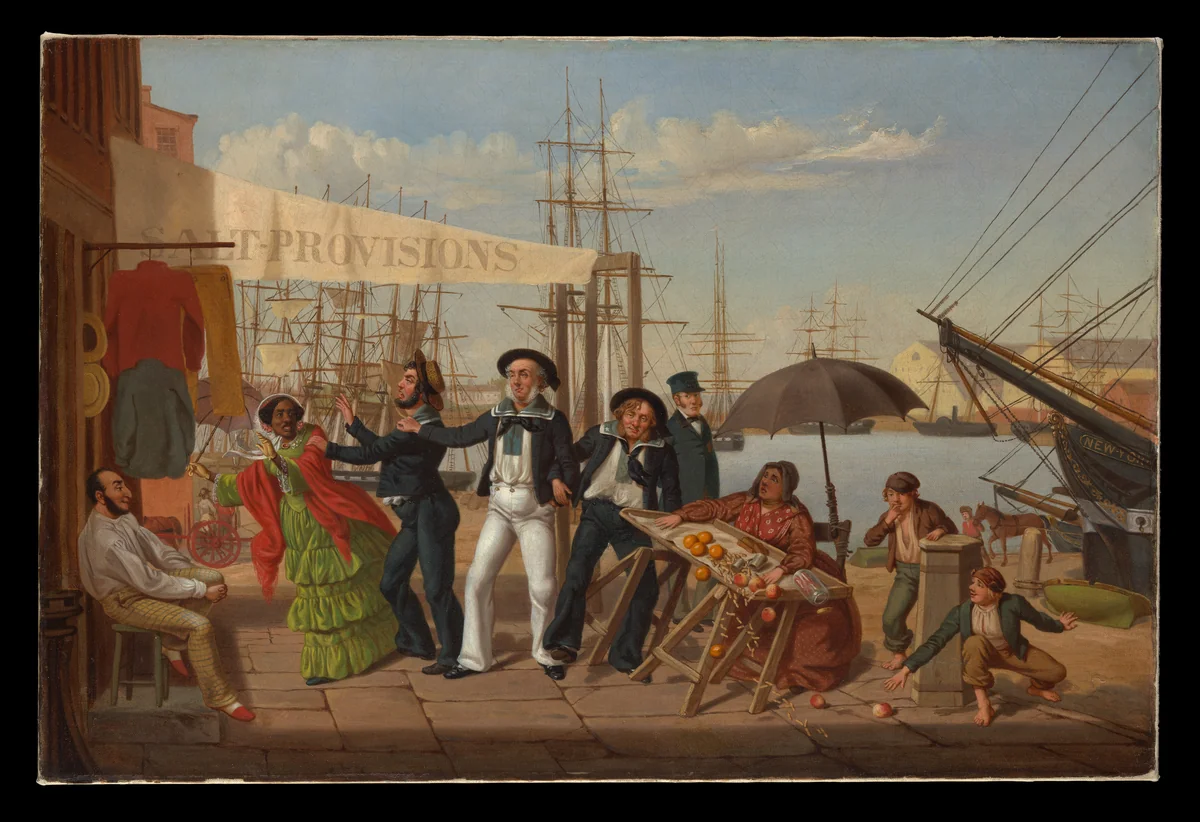 After a Long Cruise by John Carlin, artwork, 1857