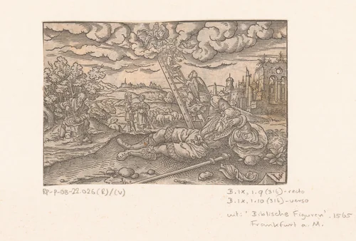 Jakobs ladder by Unknown, print, 1565