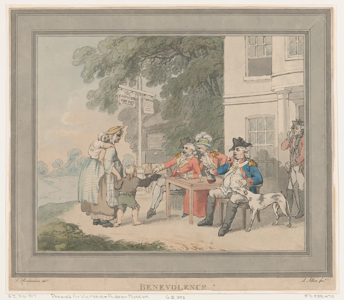 Benevolence by Samuel Alken, print, 1792