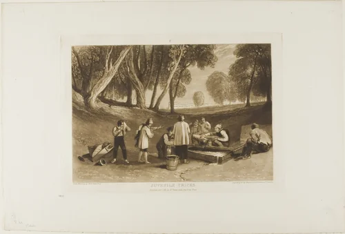 Juvenile Tricks, plate 22 from Liber Studiorum by Joseph Mallord William Turner, print, 1811