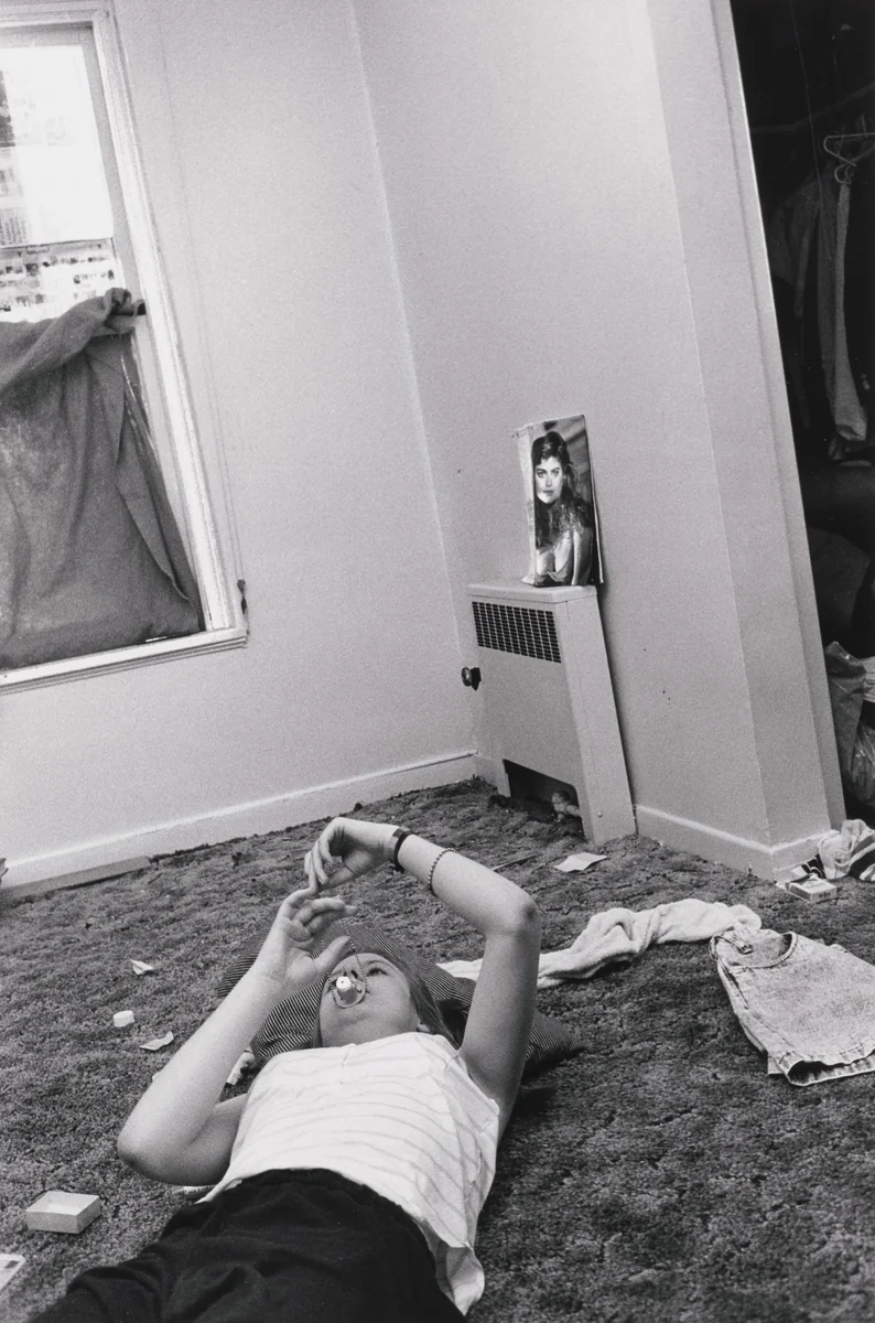 Casper, Peter's Youth Shelter by Jim Goldberg, photograph, 1991