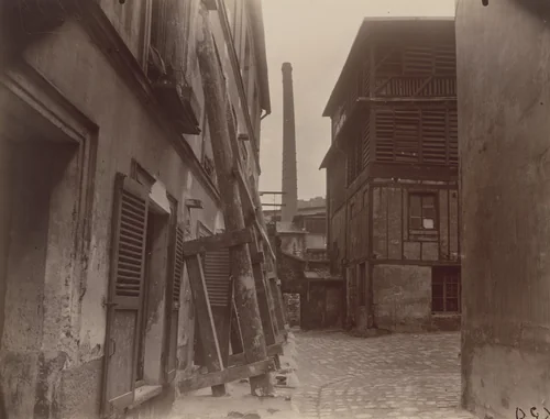 Passage Moret, ruelle des Gobelins by Eugène Atget, photograph, 1926