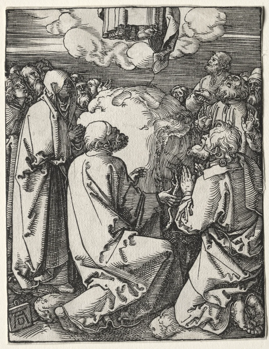 The Small Passion: The Ascension by Albrecht Dürer, print, 1509-1511