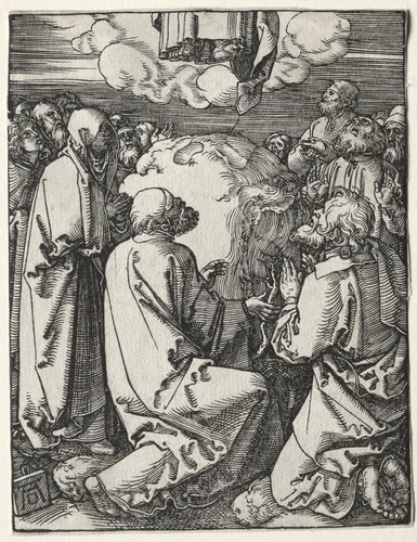 The Small Passion: The Ascension by Albrecht Dürer, print, 1509-1511