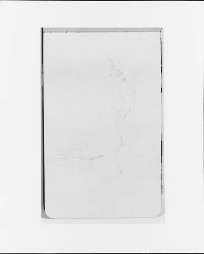 Sketch of Mountains (from Sketchbook) by Albert Bierstadt, artwork, 1890