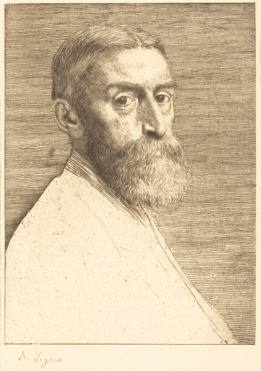 Sir Edward John Poynter by Alphonse Legros, print, 1877