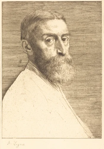 Sir Edward John Poynter by Alphonse Legros, print, 1877