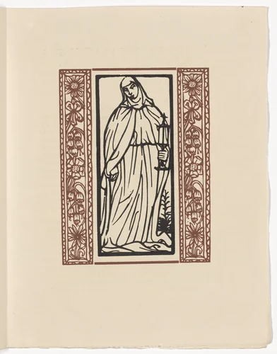 Plate (page 237) from Les Petites Fleurs de St. François (The Little Flowers of St. Francis) by Émile Bernard, illustrated book, 1928