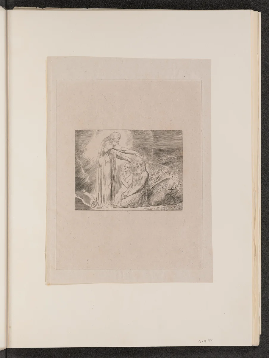 The Vision of Christ by William Blake, portfolio, 1825