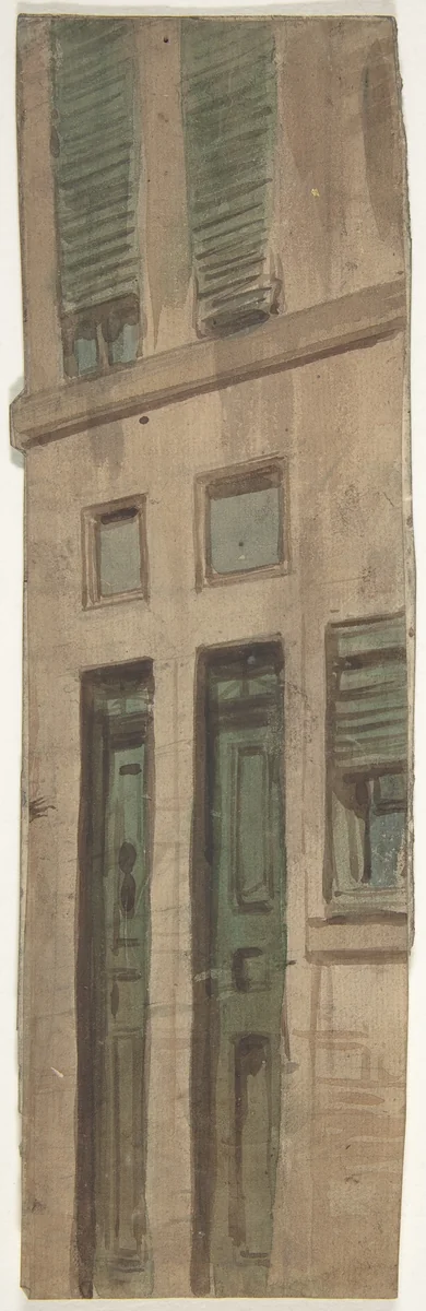 Design for a Stage Set at the Opéra, Paris by Eugène Cicéri, drawing, 1830-1890