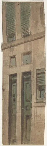 Design for a Stage Set at the Opéra, Paris by Eugène Cicéri, drawing, 1830-1890