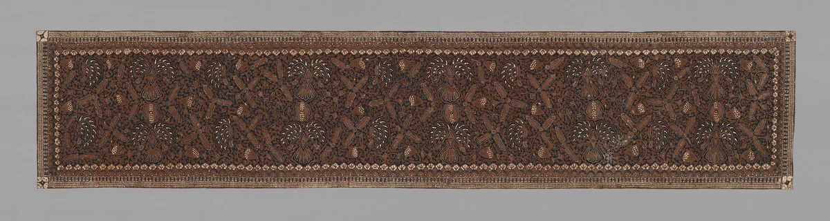 Hanging/ Sash by Indonesia Java, textile, 1801-1900