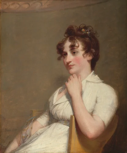 Eleanor Parke Custis Lewis (Mrs. Lawrence Lewis) by Gilbert Stuart, painting, 1804