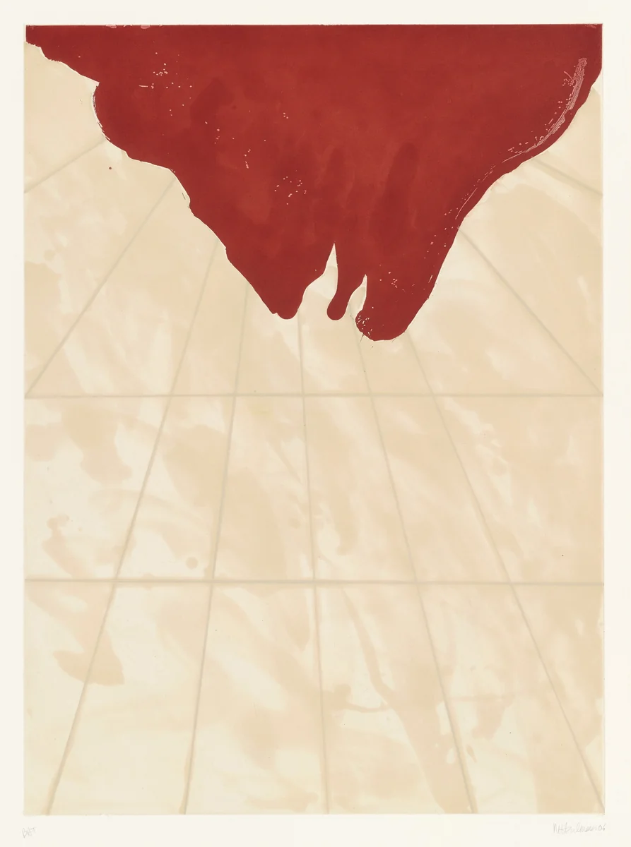 Valentine by Mary Heilmann, print, 2006