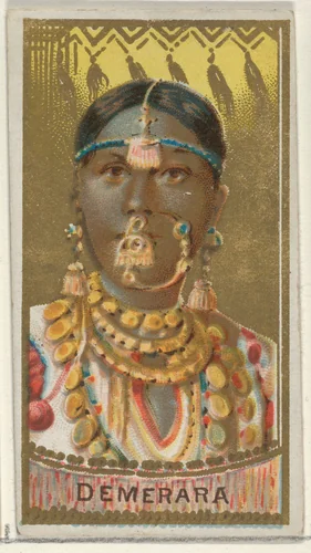 Demerara, from the Types of All Nations series (N24) for Allen & Ginter Cigarettes by Allen & Ginter, print, 1889
