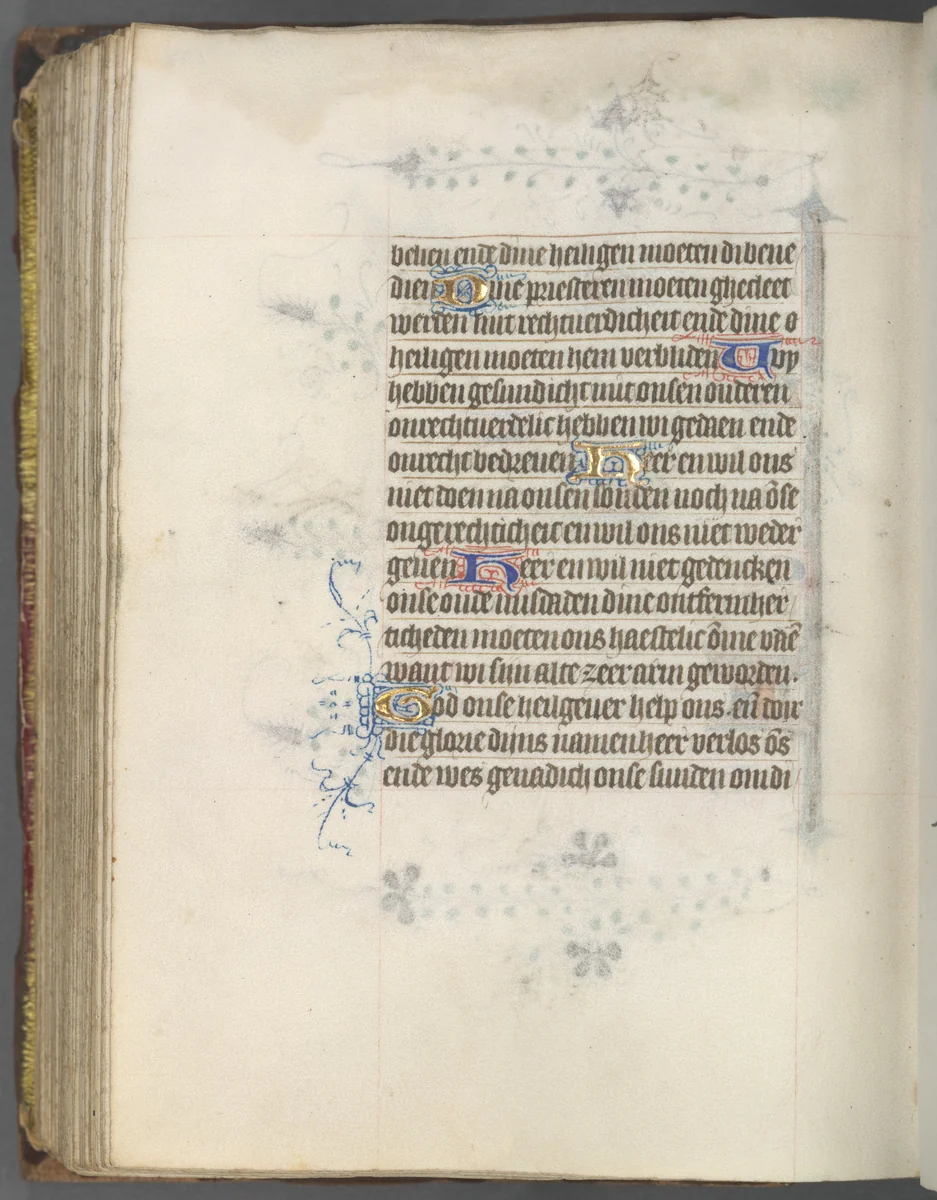 Book of Hours (Use of Utrecht): fol. 174v, Text by Master of Gijsbrecht van Brederode, book, 1460-1465