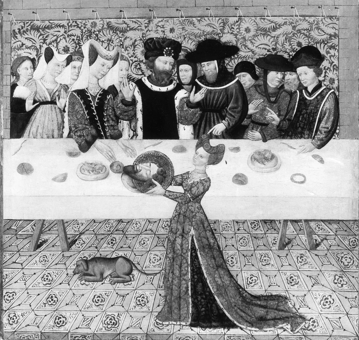 Salome with the Head of Saint John the Baptist by Spanish Painter, painting, 1430-1469