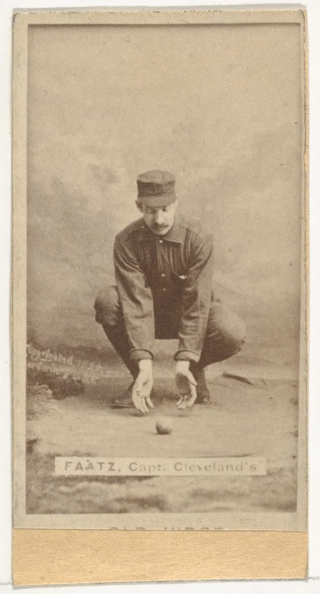 Jayson S. "Jay" Faatz, Captain, Cleveland, from the Old Judge series (N172) for Old Judge Cigarettes by Goodwin & Company, photograph, 1888