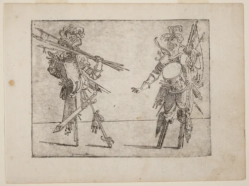 From "Bizzarie di varie Figure" by Giovanni Battista Bracelli, print, 1624