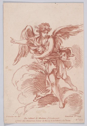Ange by Gilles Demarteau, print, 1737-1776