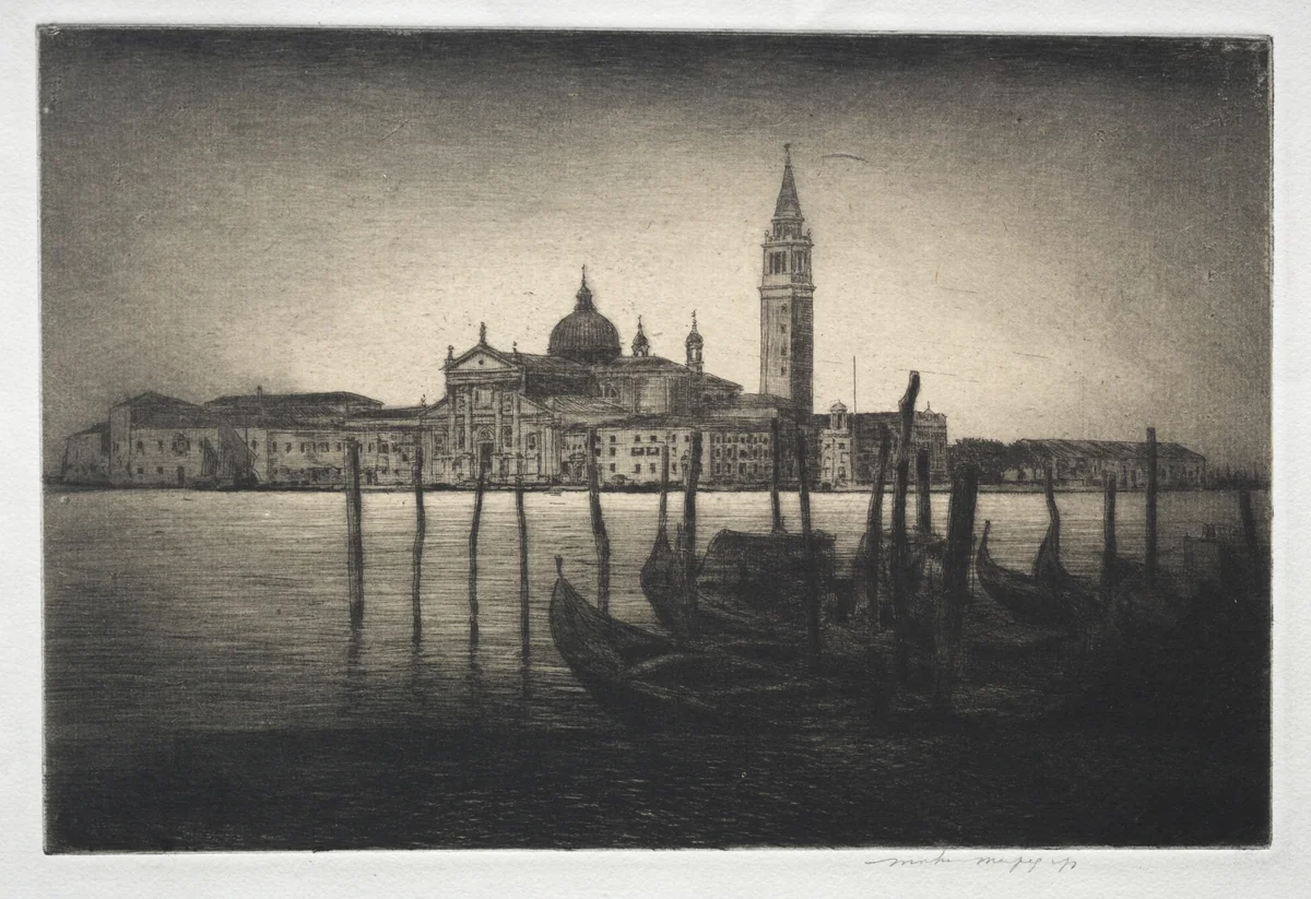 San Giorgio Maggiore by Mortimer Menpes, print, 1910