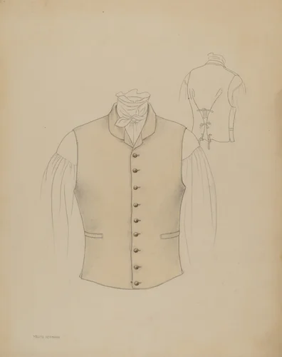 Waistcoat by Melita Hofmann, index of american design, 1936