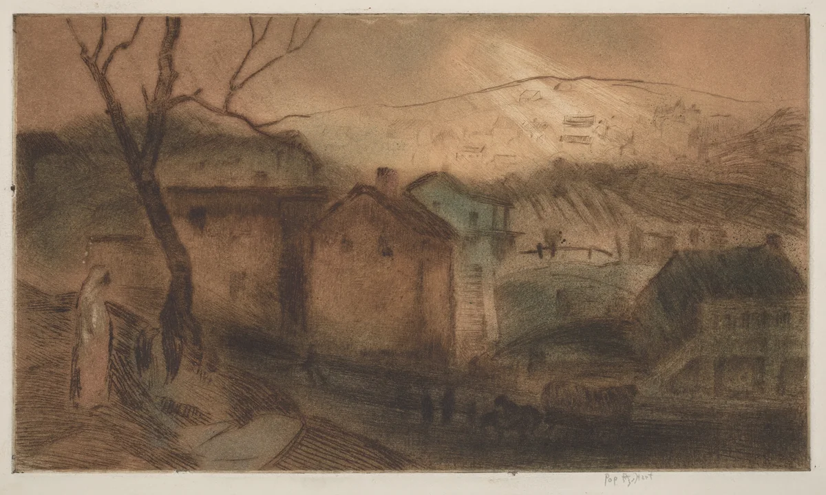 Jersey Hills by George Hart, print, 1923