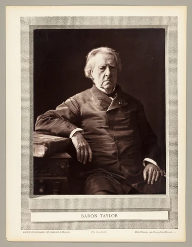Baron Isidore Justin Séverin Taylor (Belgian playwright and travel writer, 1789-1878) by Nadar, photograph, 1872-1877