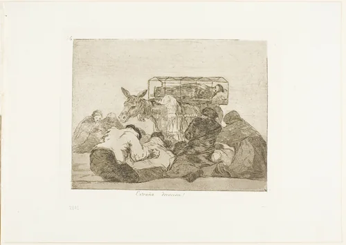 Strange Devotion!, plate 66 from The Disasters of War by Francisco José de Goya, print, 1815-1820