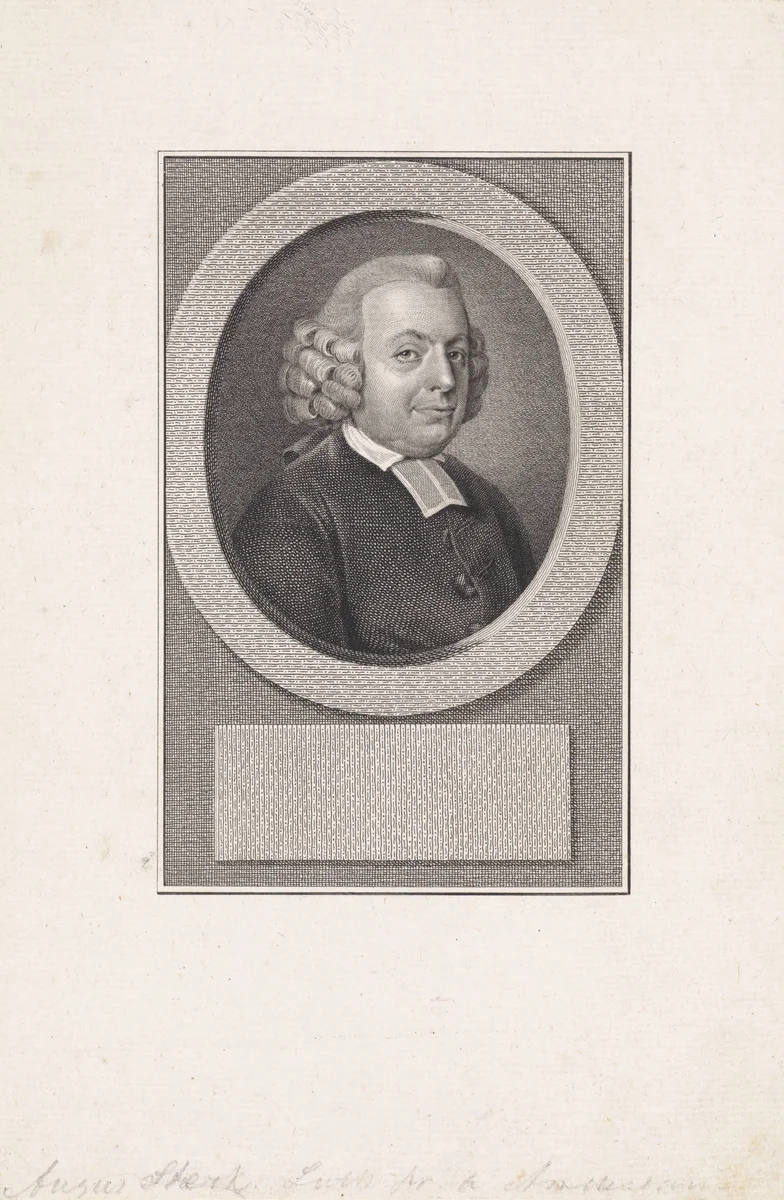 Portret van Augustus Sterk by Reinier Vinkeles, print, 1794
