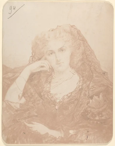 Reine d'Etrurie (colorieè) by Pierre-Louis Pierson, photograph, 1860-1869