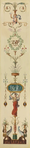Decorative Panel by Pierre Rousseau, painting, 1790-1799