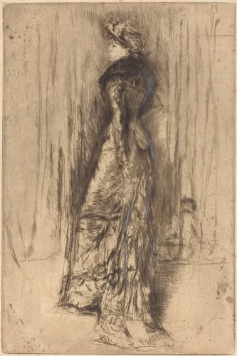 Maud, Standing by James McNeill Whistler, print, 1873