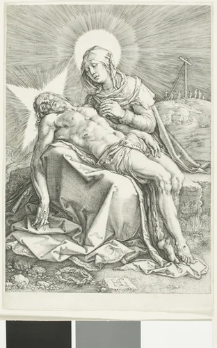 Pietá by Hendrick Goltzius, print, 1596