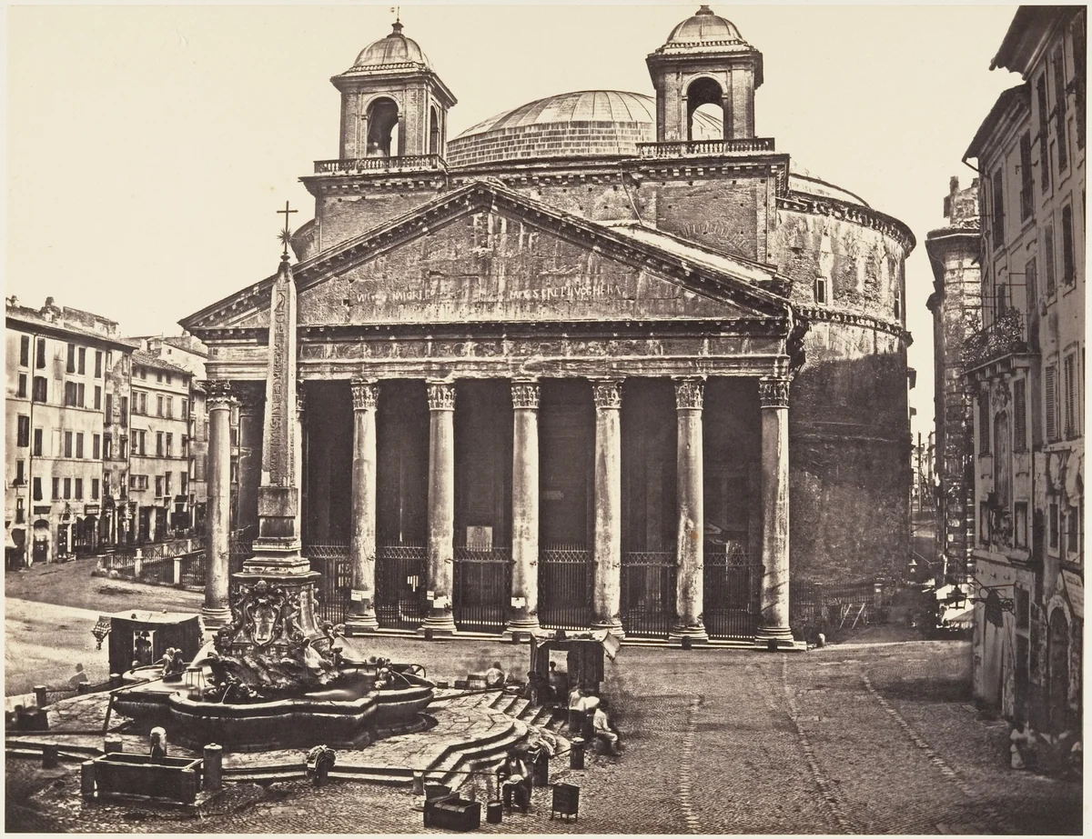 Panteon by Eugène Constant, photograph, 1848-1852