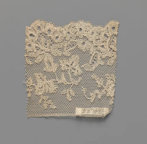 Staal kloskant met tulegrond by anonymous, other, 1875-1899