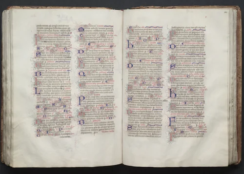 The Gotha Missal: Fol. 111v, Text by Master of the Boqueteaux, book, 1370-1380