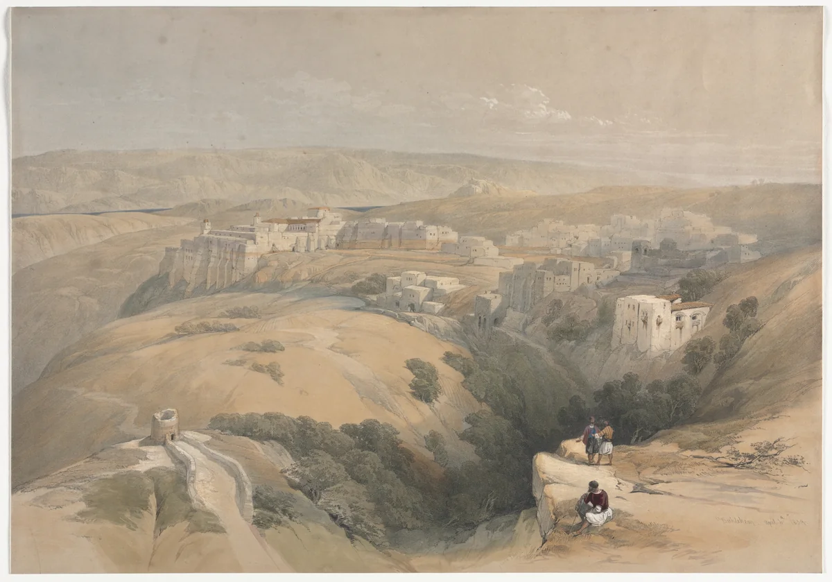 Bethlehem by David Roberts, print, 1839
