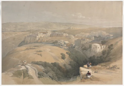 Bethlehem by David Roberts, print, 1839