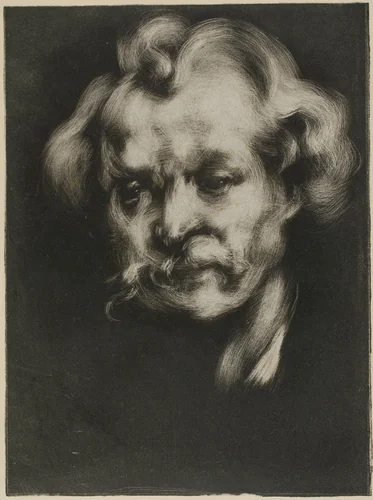 Portrait of Jean Dolent by Eugène Carrière, print, 1898