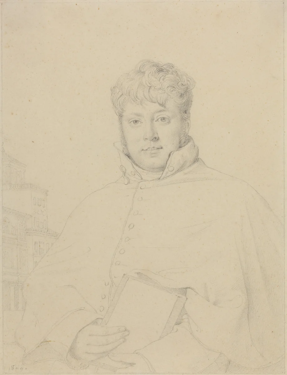 Auguste-Jean-Marie Guénepin by Jean-Auguste-Dominique Ingres, drawing, 1809