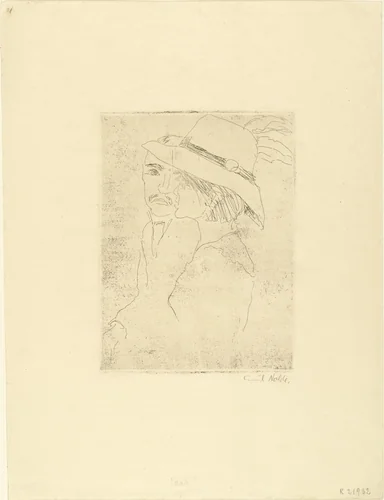 Couple (Paar) by Emil Nolde, print, 1911