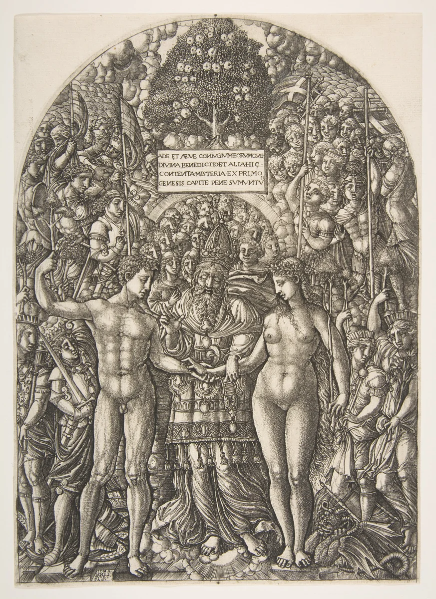The Marriage of Adam and Eve, from The Apocalypse by Jean Duvet, print, 1535-1560