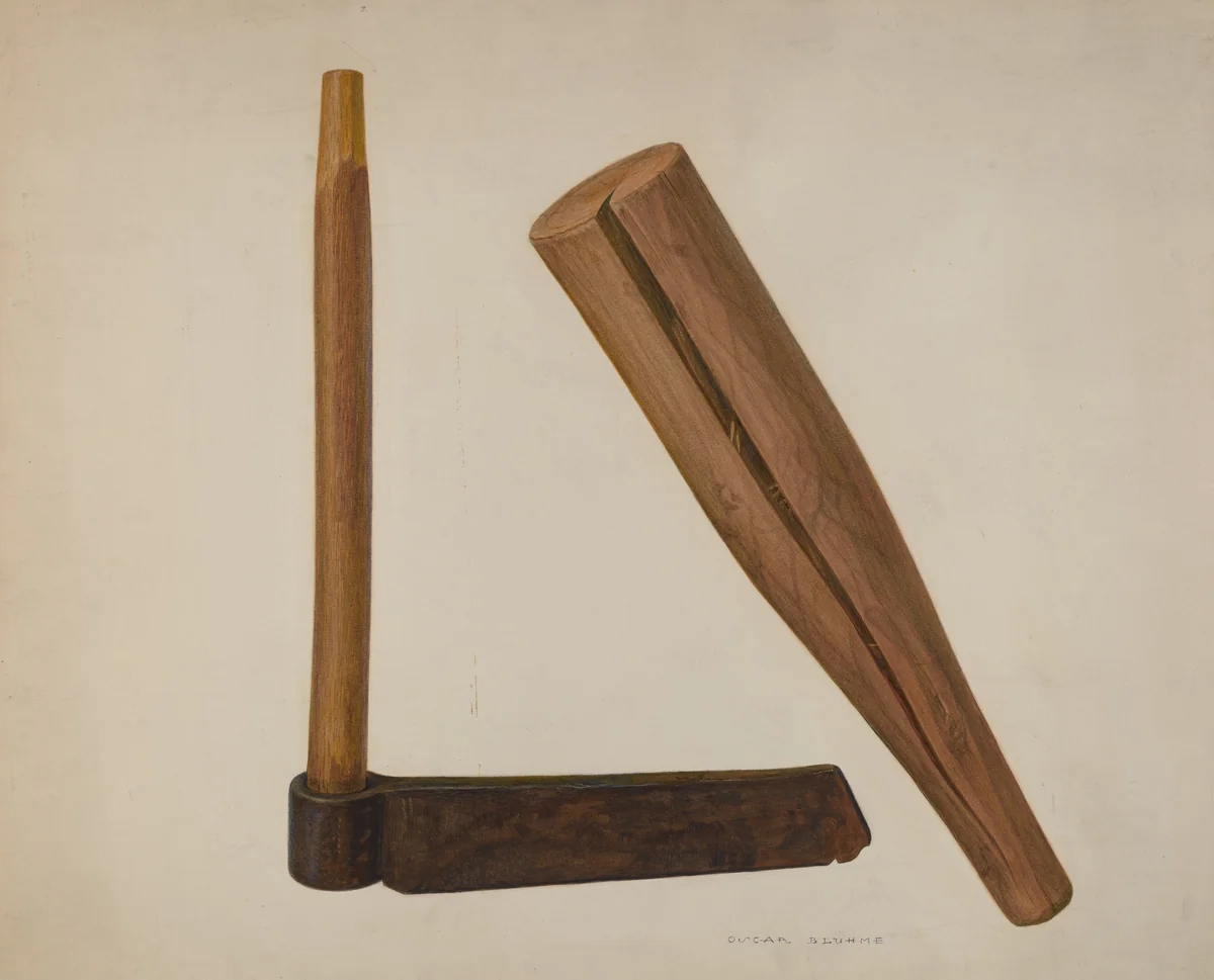 Frow and Frow Club by Oscar Bluhme, index of american design, 1935-1942