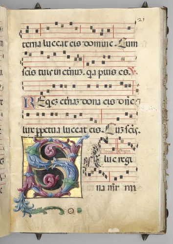 Gradual by Girolamo dai Libri, manuscript, 1515-1525